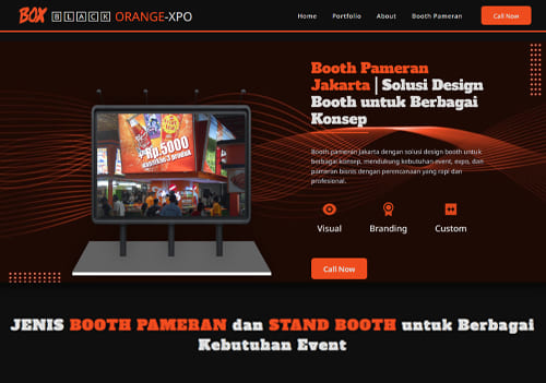 black orange expo